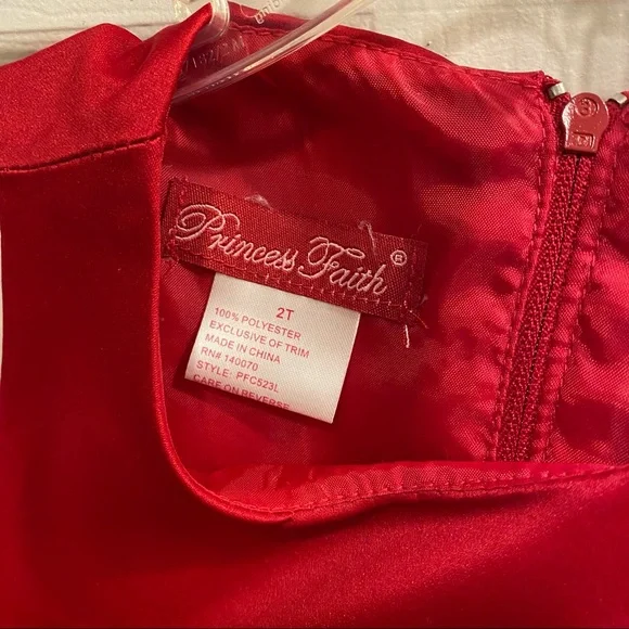 Princess Faith Red Dress - Picture 3 of 3